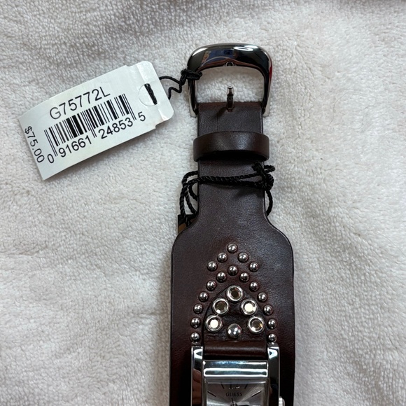 Vintage 90's GUESS Women’s Watch–Model G75772L – Swarovski Components–Never Used - Picture 5 of 11